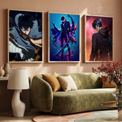 Japanese Anime Wall Art Paintings for Living Room Bedroom
