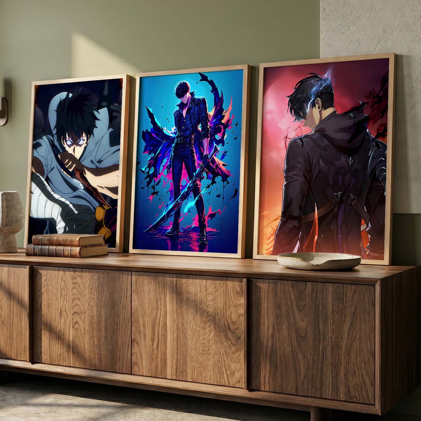 Japanese Anime Wall Art Paintings for Living Room Bedroom