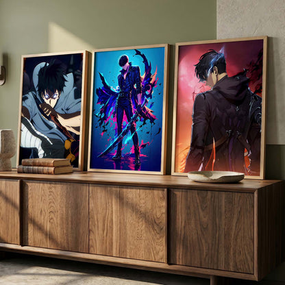 Japanese Anime Wall Art Paintings for Living Room Bedroom