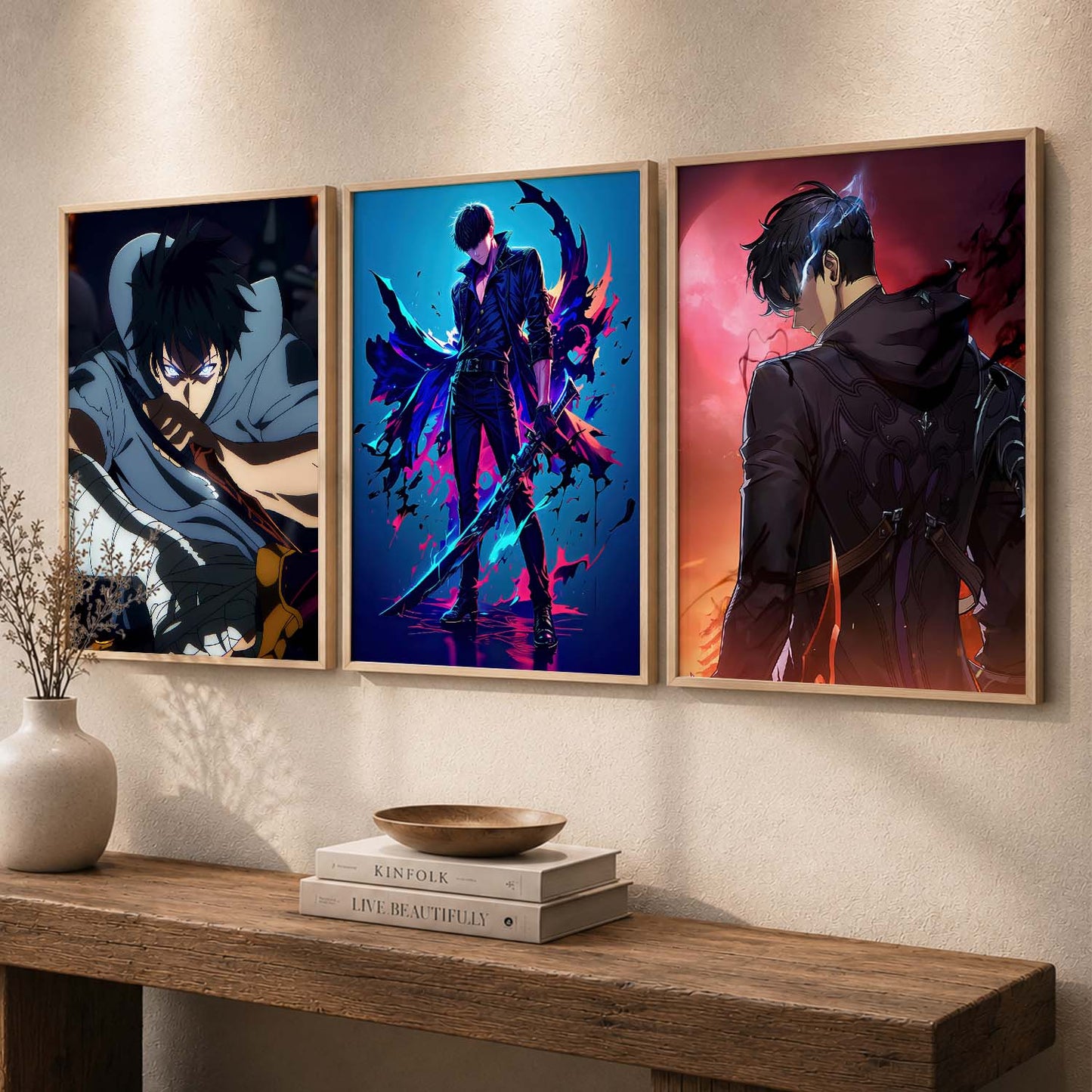 Japanese Anime Wall Art Paintings for Living Room Bedroom