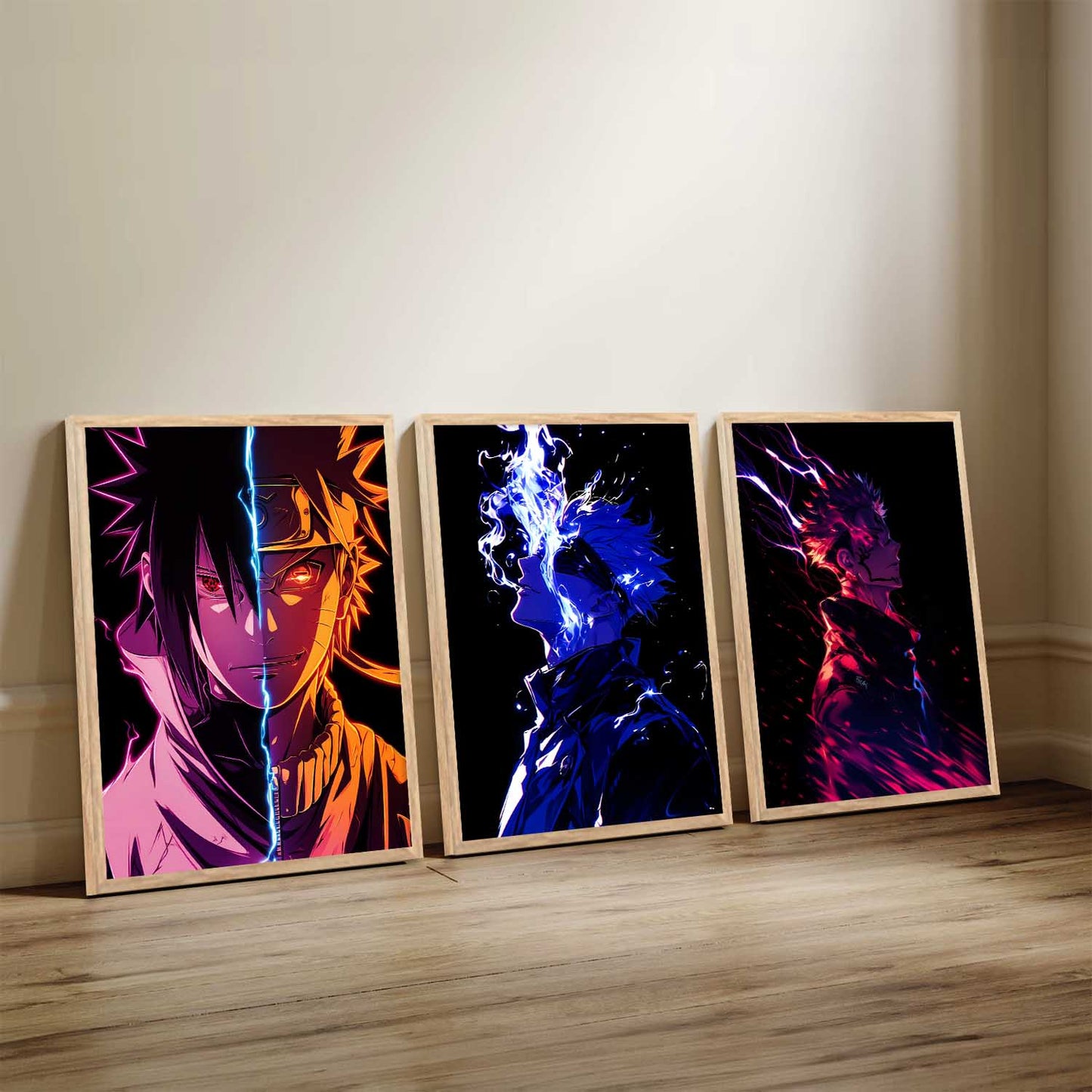 Japanese Anime Characters Wall Art Paintings for Living Room Bedroom