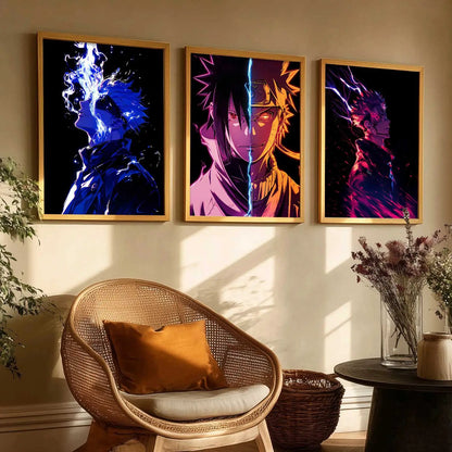 Japanese Anime Characters Wall Art Paintings for Living Room Bedroom