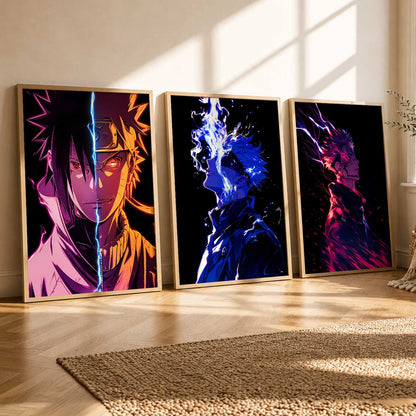 Japanese Anime Characters Wall Art Paintings for Living Room Bedroom