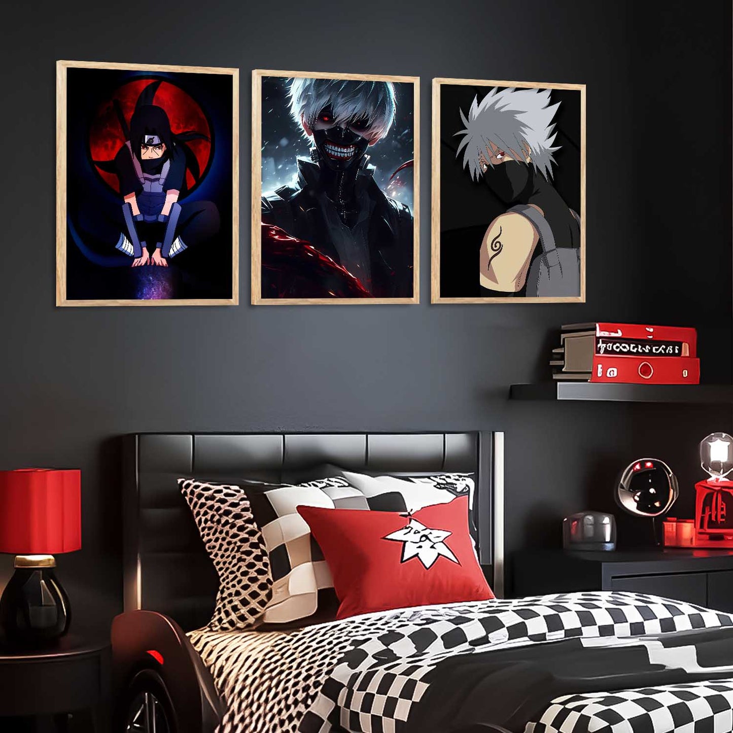 Japanese Anime Wall Art Paintings for Living Room Bedroom