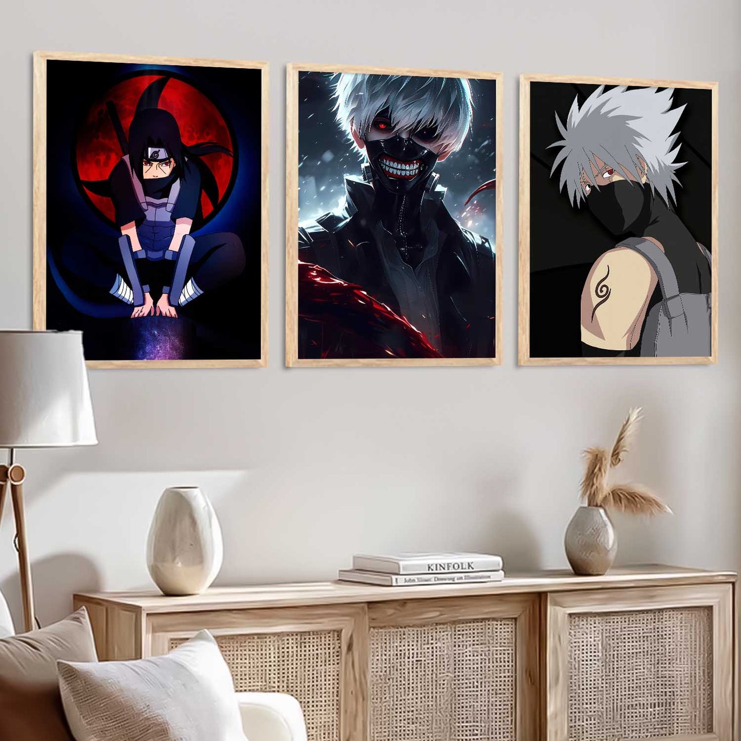 Japanese Anime Wall Art Paintings for Living Room Bedroom