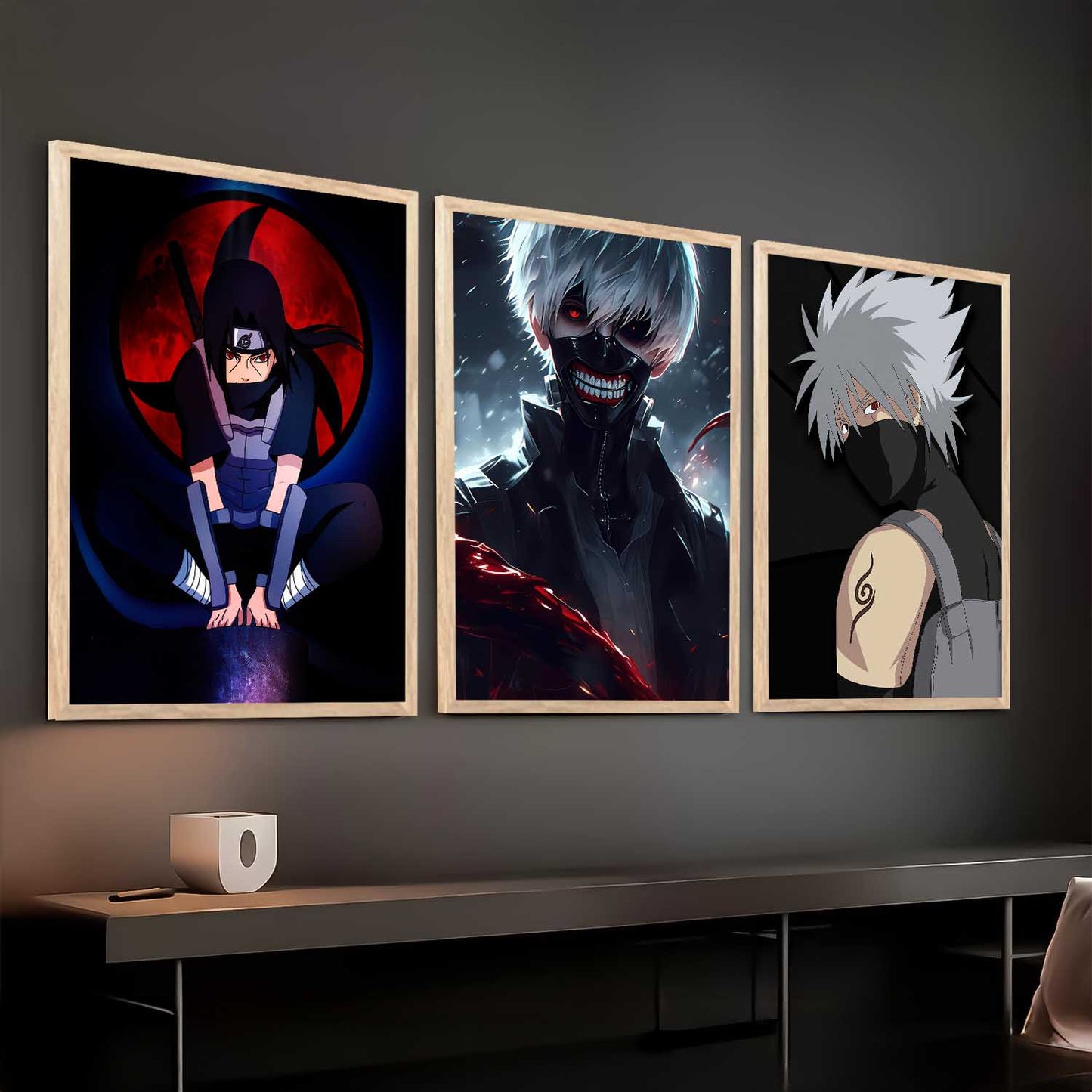 Japanese Anime Wall Art Paintings for Living Room Bedroom