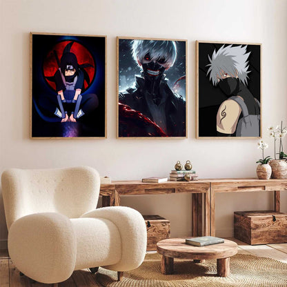 Japanese Anime Wall Art Paintings for Living Room Bedroom