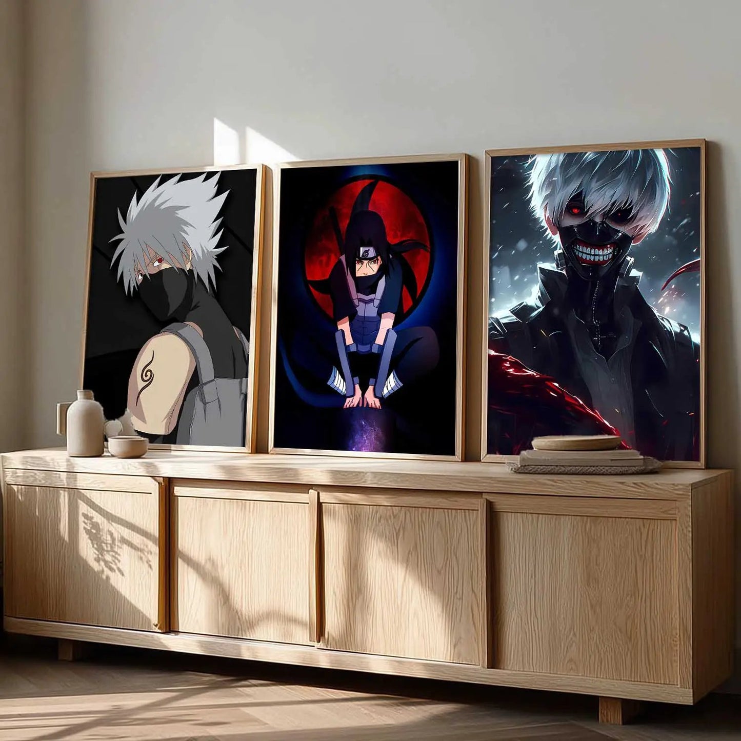 Japanese Anime Wall Art Paintings for Living Room Bedroom