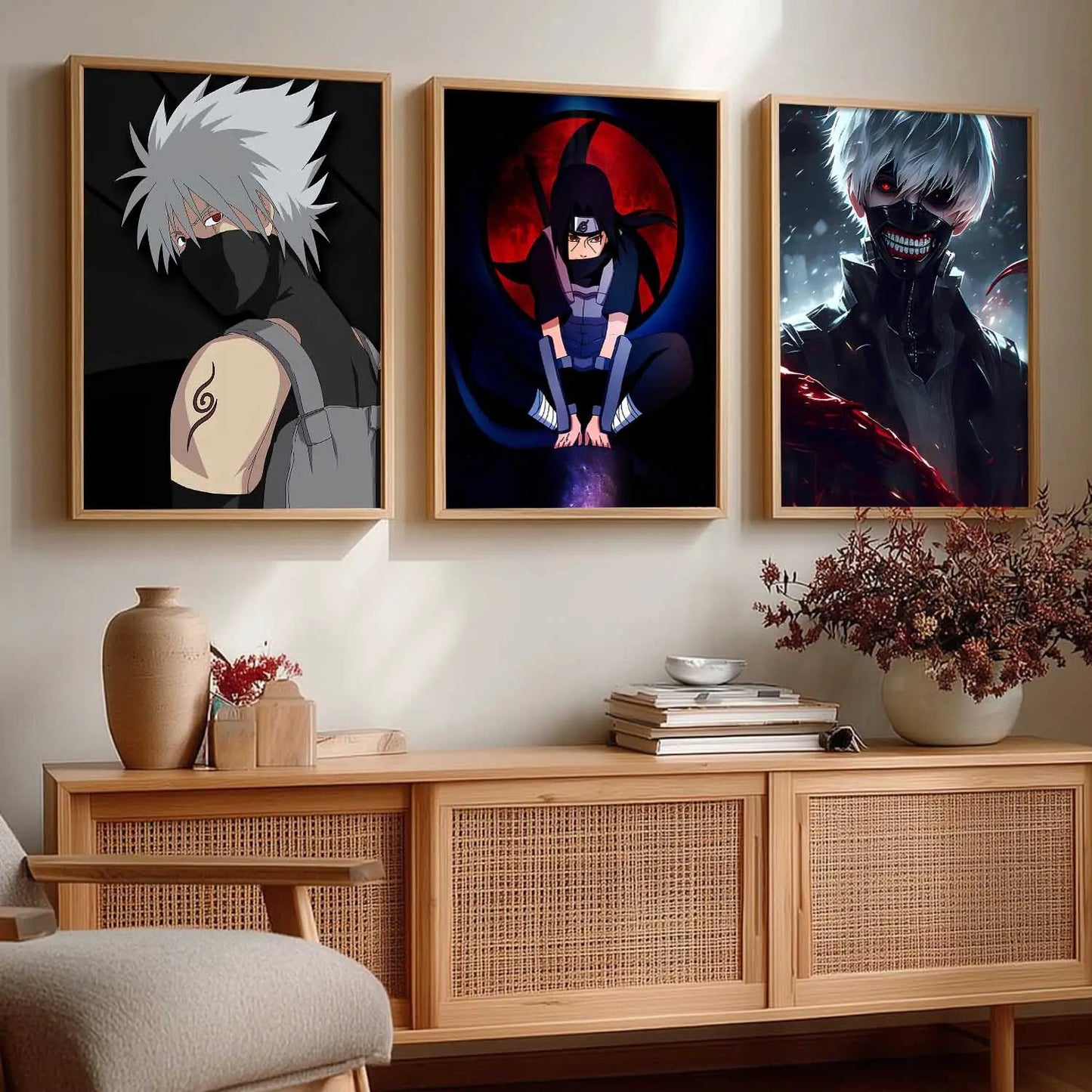 Japanese Anime Wall Art Paintings for Living Room Bedroom