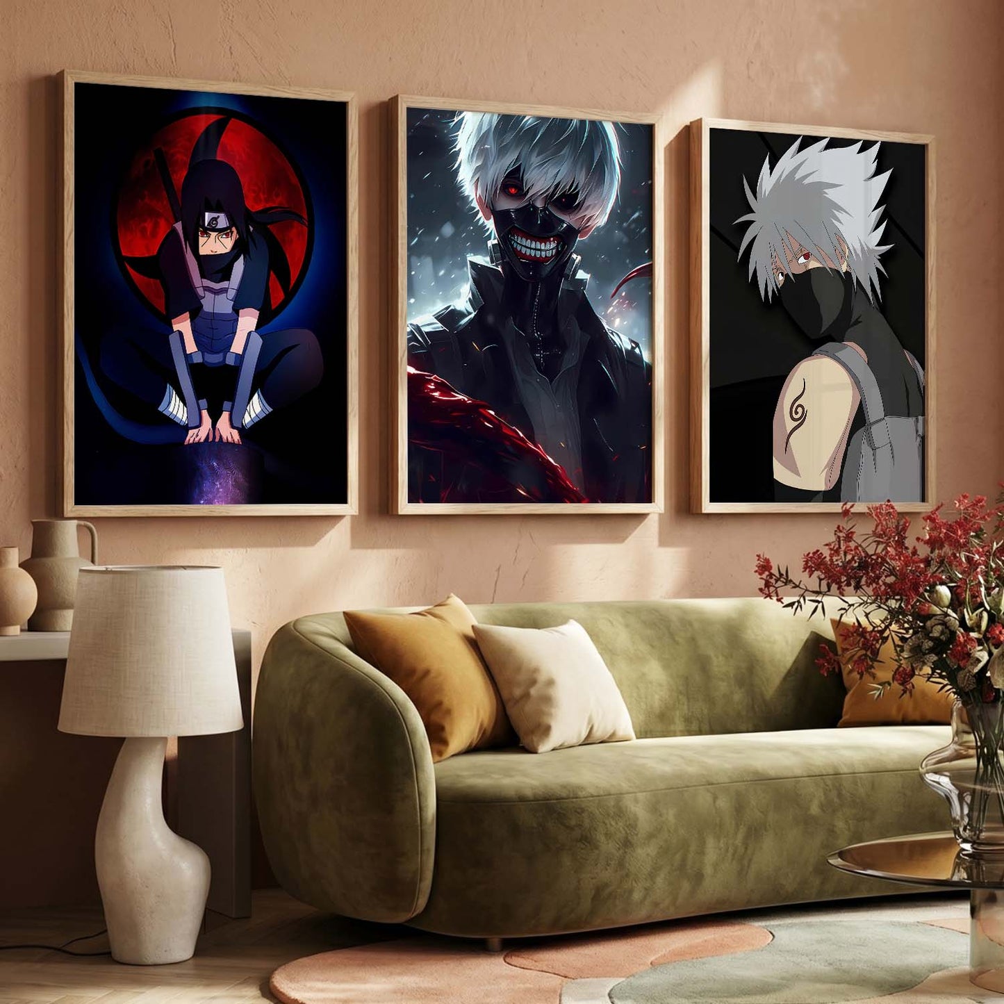 Japanese Anime Wall Art Paintings for Living Room Bedroom