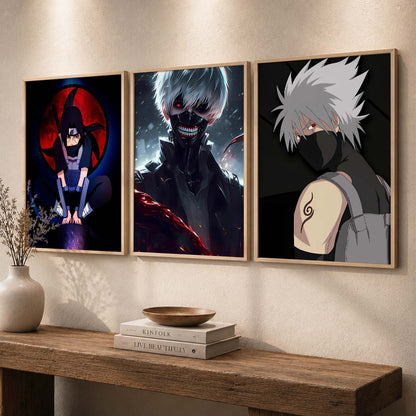 Japanese Anime Wall Art Paintings for Living Room Bedroom