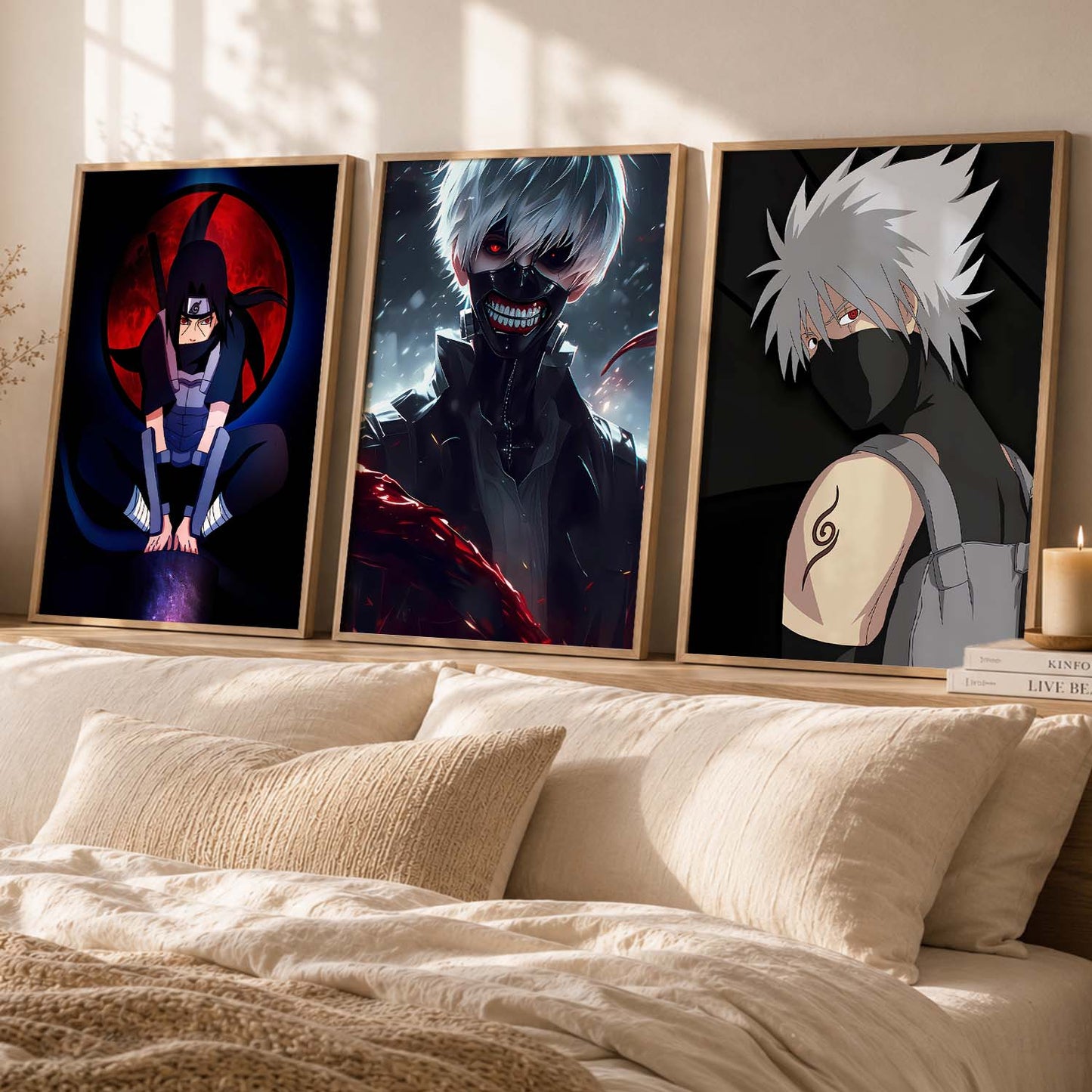 Japanese Anime Wall Art Paintings for Living Room Bedroom