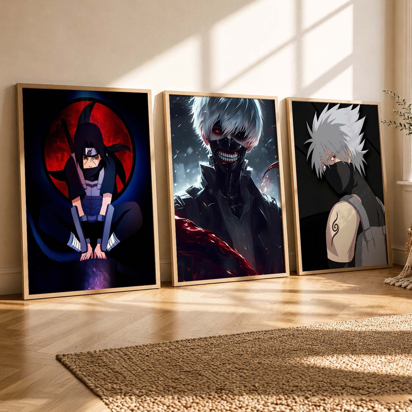 Japanese Anime Wall Art Paintings for Living Room Bedroom