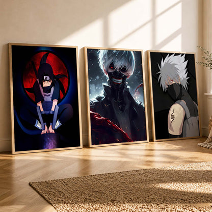 Japanese Anime Wall Art Paintings for Living Room Bedroom