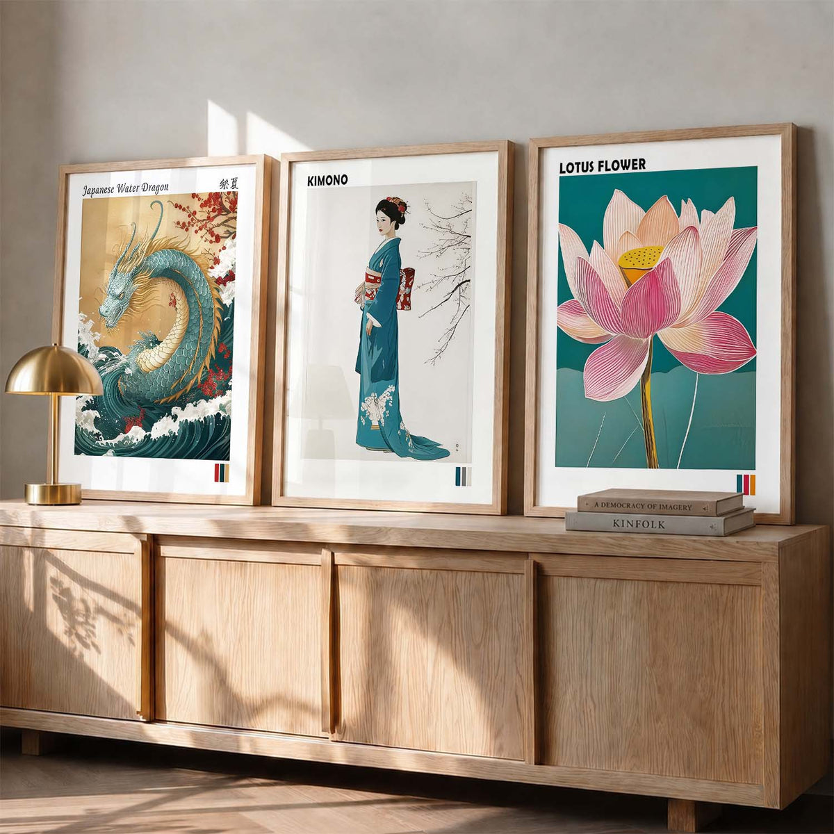 Aesthetic Japan Nature Wall Art Paintings for Living Room Bedroom