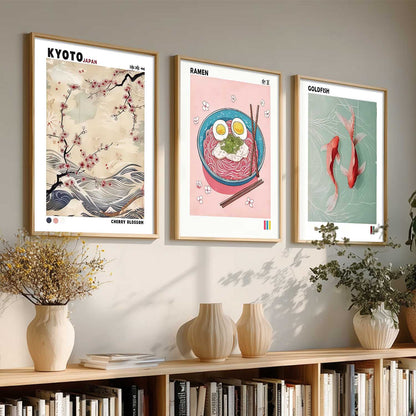 Japanese Nature Wall Art Paintings for Living Room Bedroom