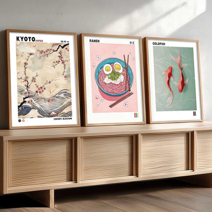 Japanese Nature Wall Art Paintings for Living Room Bedroom