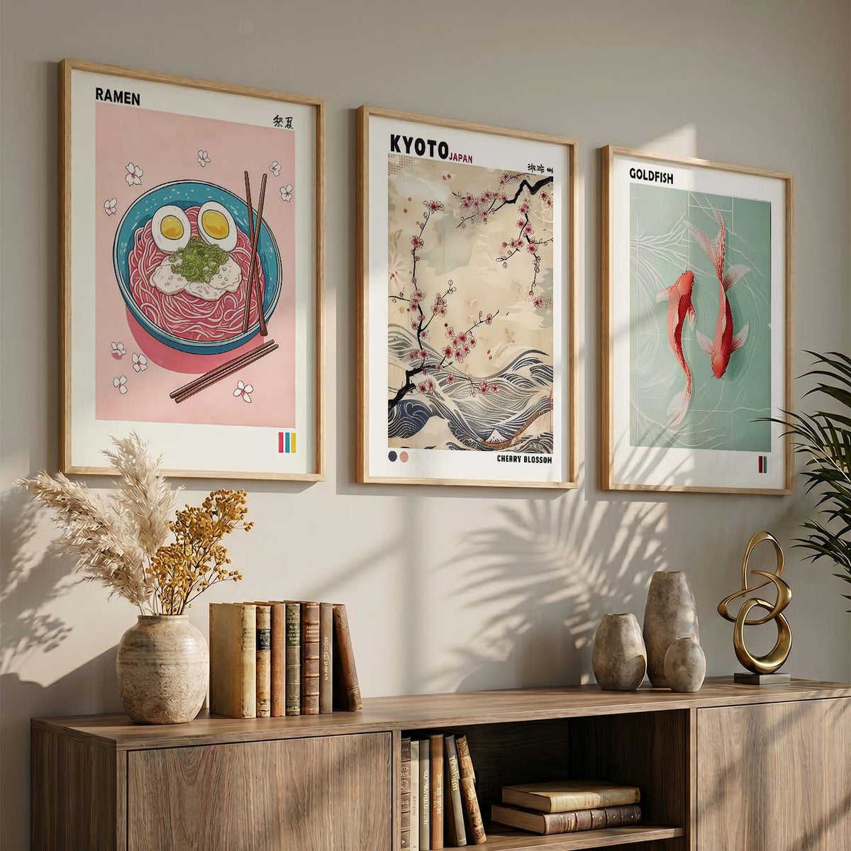 Japanese Nature Wall Art Paintings for Living Room Bedroom