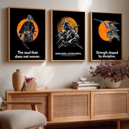 Samurai  Wall Art Paintings for Living Room Bedroom