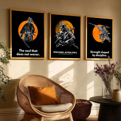 Samurai  Wall Art Paintings for Living Room Bedroom