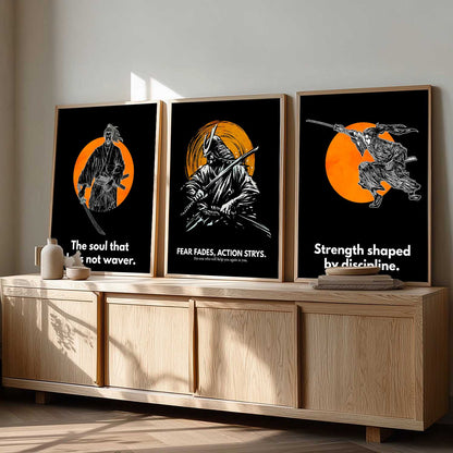 Samurai  Wall Art Paintings for Living Room Bedroom