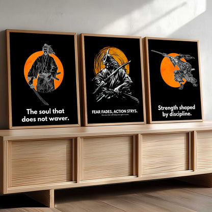 Samurai  Wall Art Paintings for Living Room Bedroom