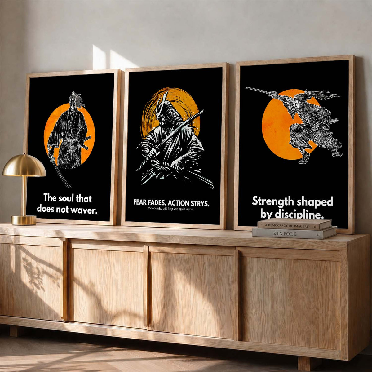 Samurai  Wall Art Paintings for Living Room Bedroom