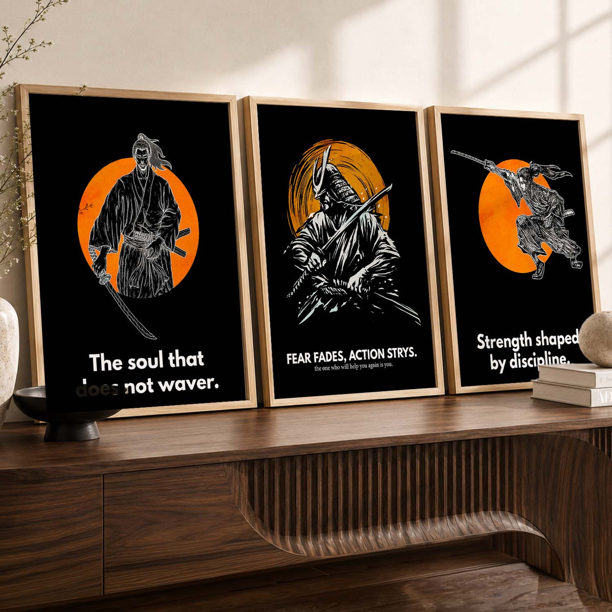 Samurai  Wall Art Paintings for Living Room Bedroom