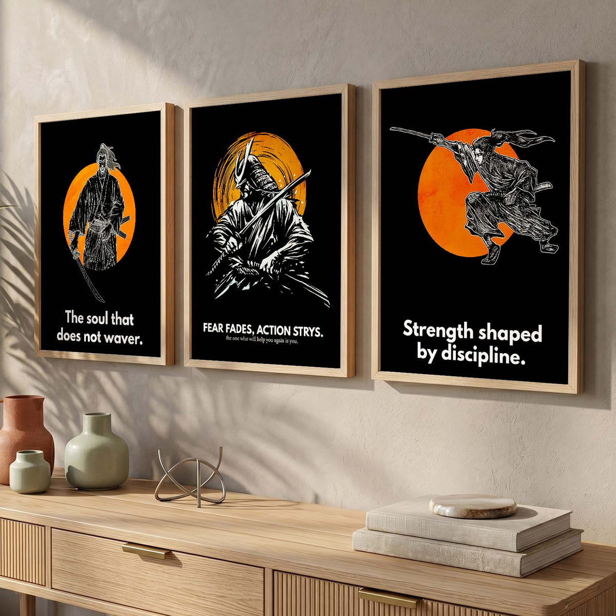 Samurai  Wall Art Paintings for Living Room Bedroom