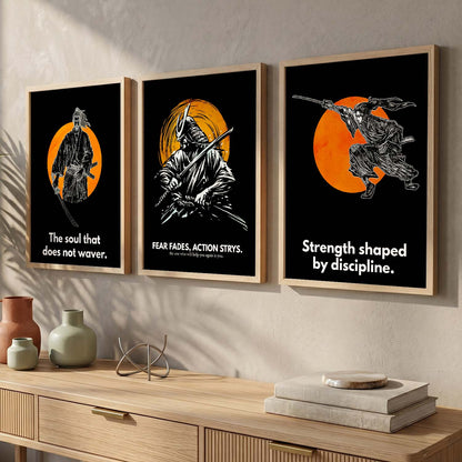 Samurai  Wall Art Paintings for Living Room Bedroom