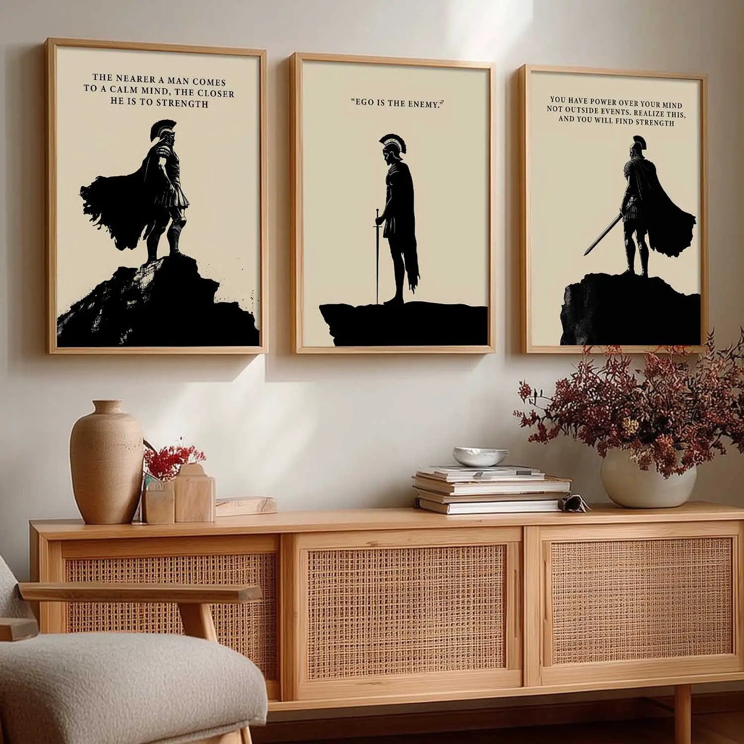 Aesthetic Samurai  Wall Art Paintings for Living Room Bedroom