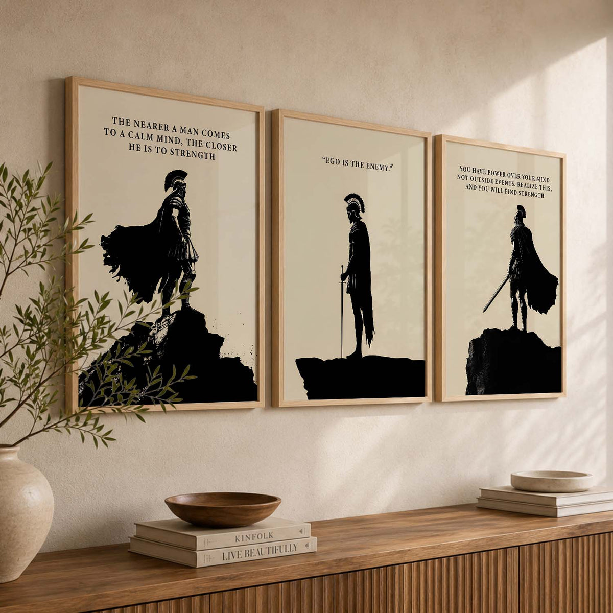 Aesthetic Samurai  Wall Art Paintings for Living Room Bedroom