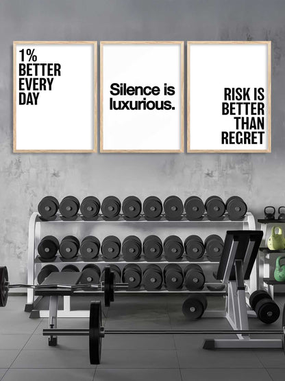 Aesthetic Motivational Gym Wall Art Paintings for Living Room Bedroom