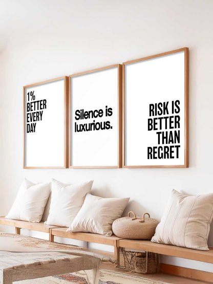 Aesthetic Motivational Gym Wall Art Paintings for Living Room Bedroom