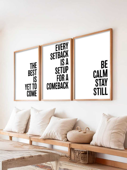 Motivational Gym Wall Art Paintings for Living Room Bedroom