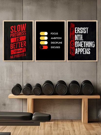 Bodybuilding Motivational Gym Wall Art Paintings for Living Room Bedroom