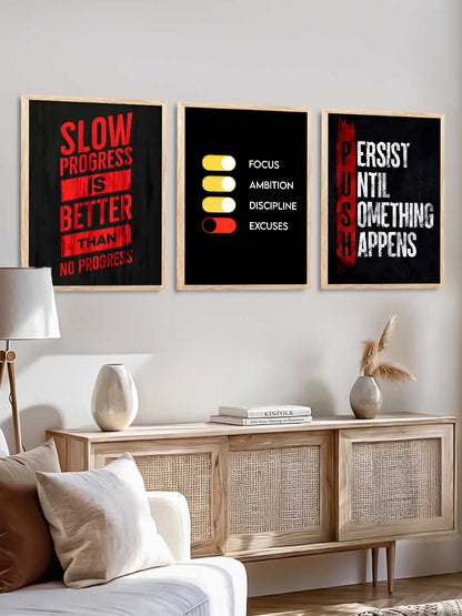 Bodybuilding Motivational Gym Wall Art Paintings for Living Room Bedroom