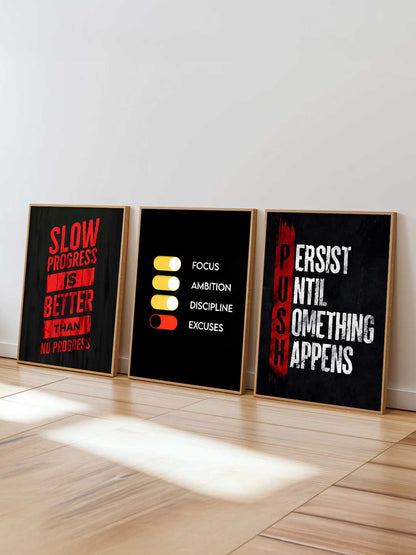 Bodybuilding Motivational Gym Wall Art Paintings for Living Room Bedroom