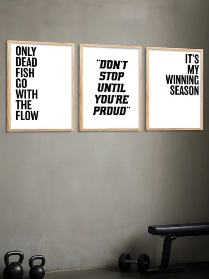 Motivational Gym Wall Art Paintings for Living Room Bedroom