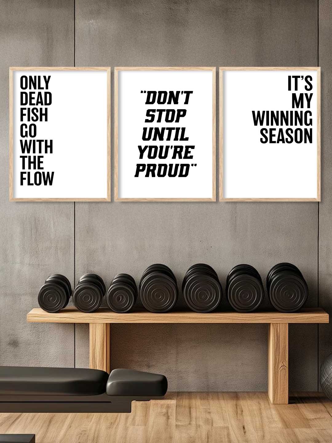 Motivational Gym Wall Art Paintings for Living Room Bedroom