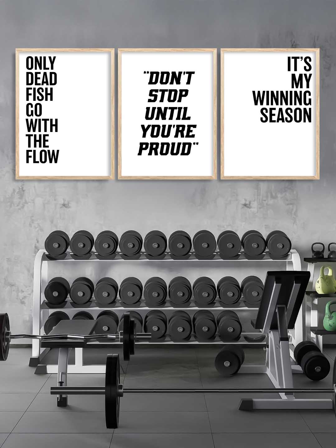 Motivational Gym Wall Art Paintings for Living Room Bedroom