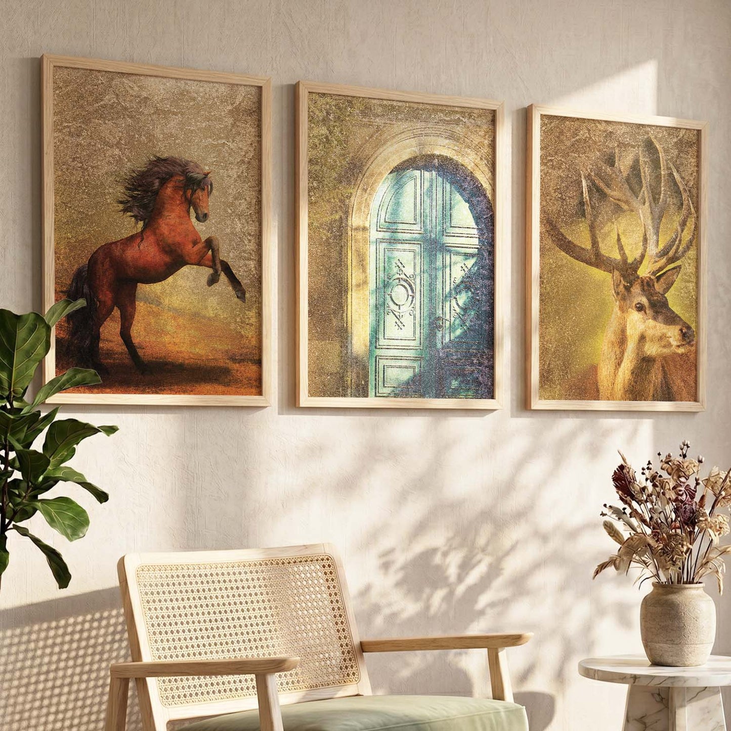 Modern Art Wall Prints with Frame