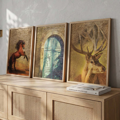 Modern Art Wall Prints with Frame