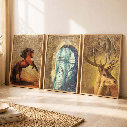 Modern Art Wall Prints with Frame
