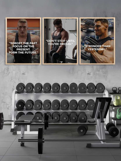 Bodybuilding Motivational Gym Wall Art Paintings for Living Room Bedroom