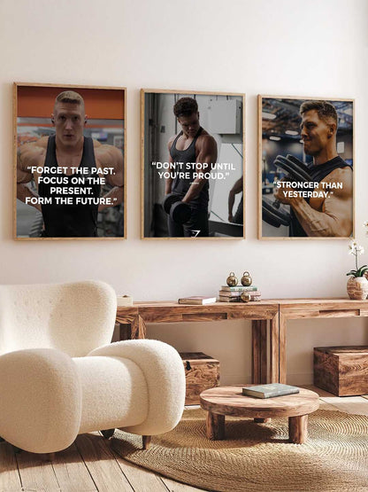 Bodybuilding Motivational Gym Wall Art Paintings for Living Room Bedroom