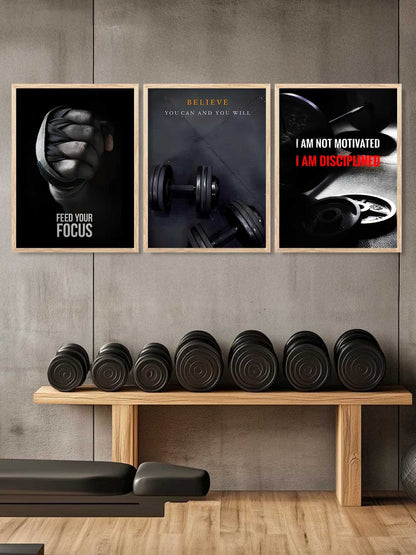 Workout Motivational Gym Wall Art Paintings for Living Room Bedroom