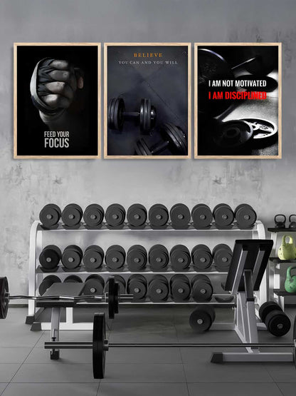 Workout Motivational Gym Wall Art Paintings for Living Room Bedroom