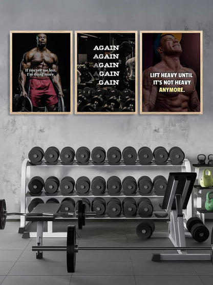 Bodybuilding Workout Inspirational  Gym Wall Art Paintings for Living Room Bedroom