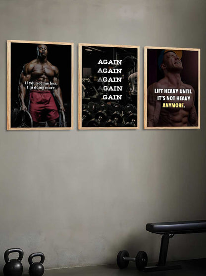 Bodybuilding Workout Inspirational  Gym Wall Art Paintings for Living Room Bedroom